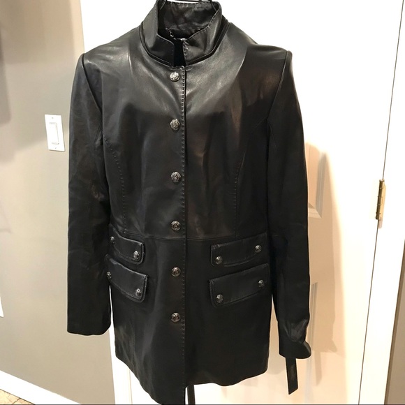 Laundry By Shelli Segal Leather Jacket - Picture 4 of 11